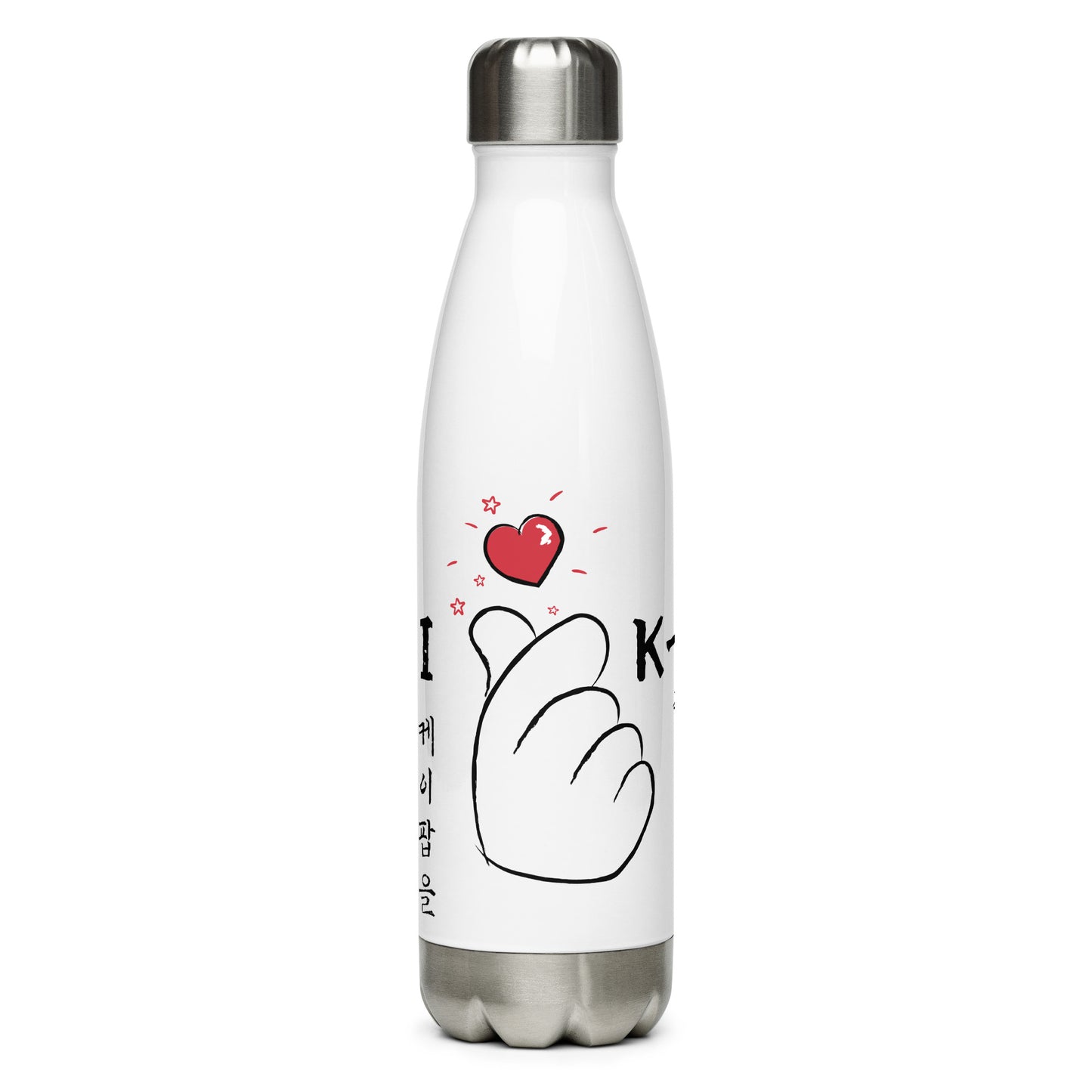 케이팝을 좋아한다 / I LOVE K-POP: Stainless steel water bottle 0,5L/17oz